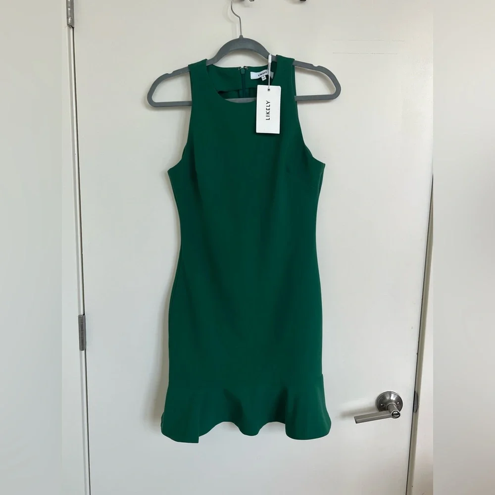 NWT Likely Beckett Sleeveless Dress in Evergreen - Picture 2 of 6